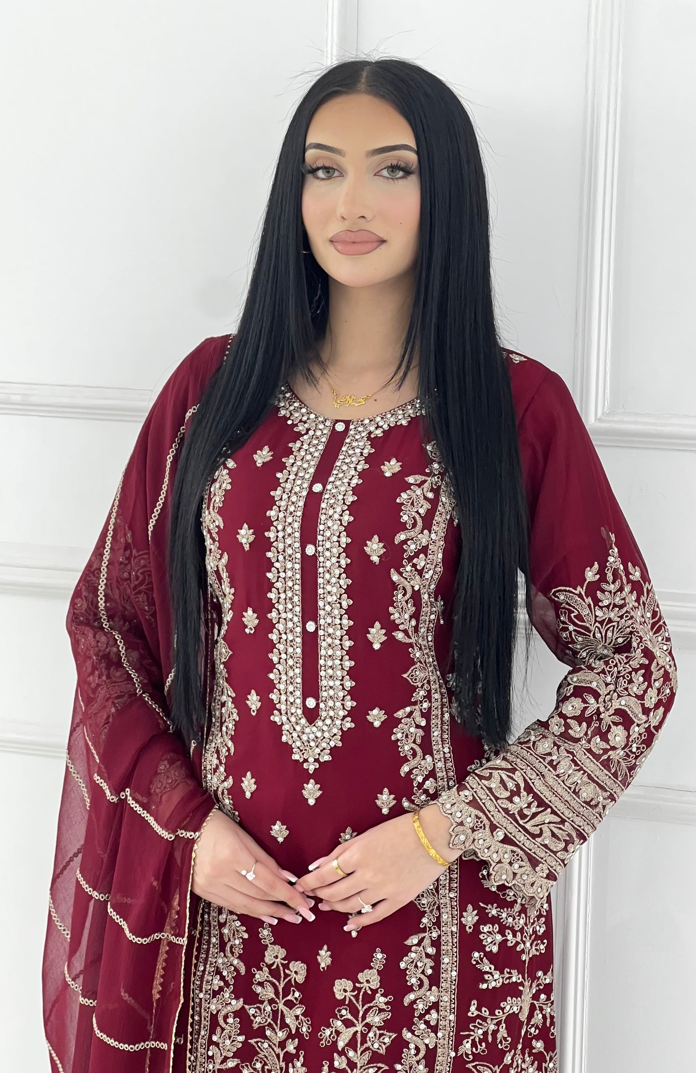 Shaz1903 - Readymade Chiffon Suit - Memsaab Online