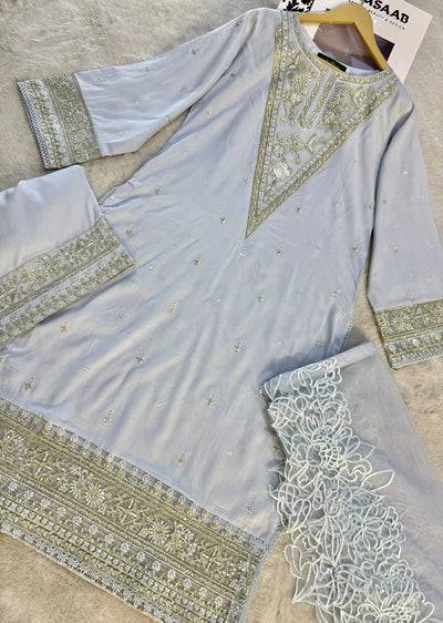 ATR-1167- Readymade Sehrish B Lux Cotton - Memsaab Online