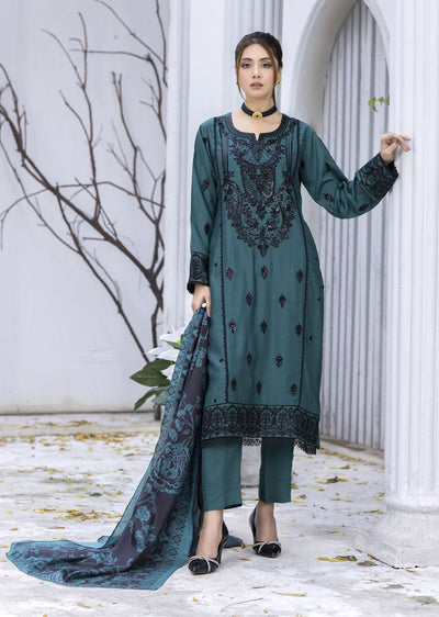 MDM-73 - Readymade - Embroidered Cotton Suit - Memsaab Online