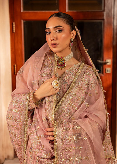 AYN-07 MAUVE MIST DRESS Readymade Collection by AYLIN 2025 - Memsaab Online