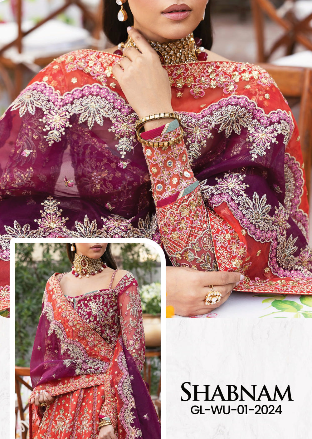 GLC-W01 - Shabnam - Readymade - Gulaal Chaandni Wedding Formals 2024 - Memsaab Online