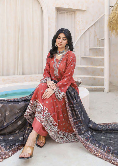 FRK-01 - Readymade - Munira Frocks Collection 2024 - Memsaab Online