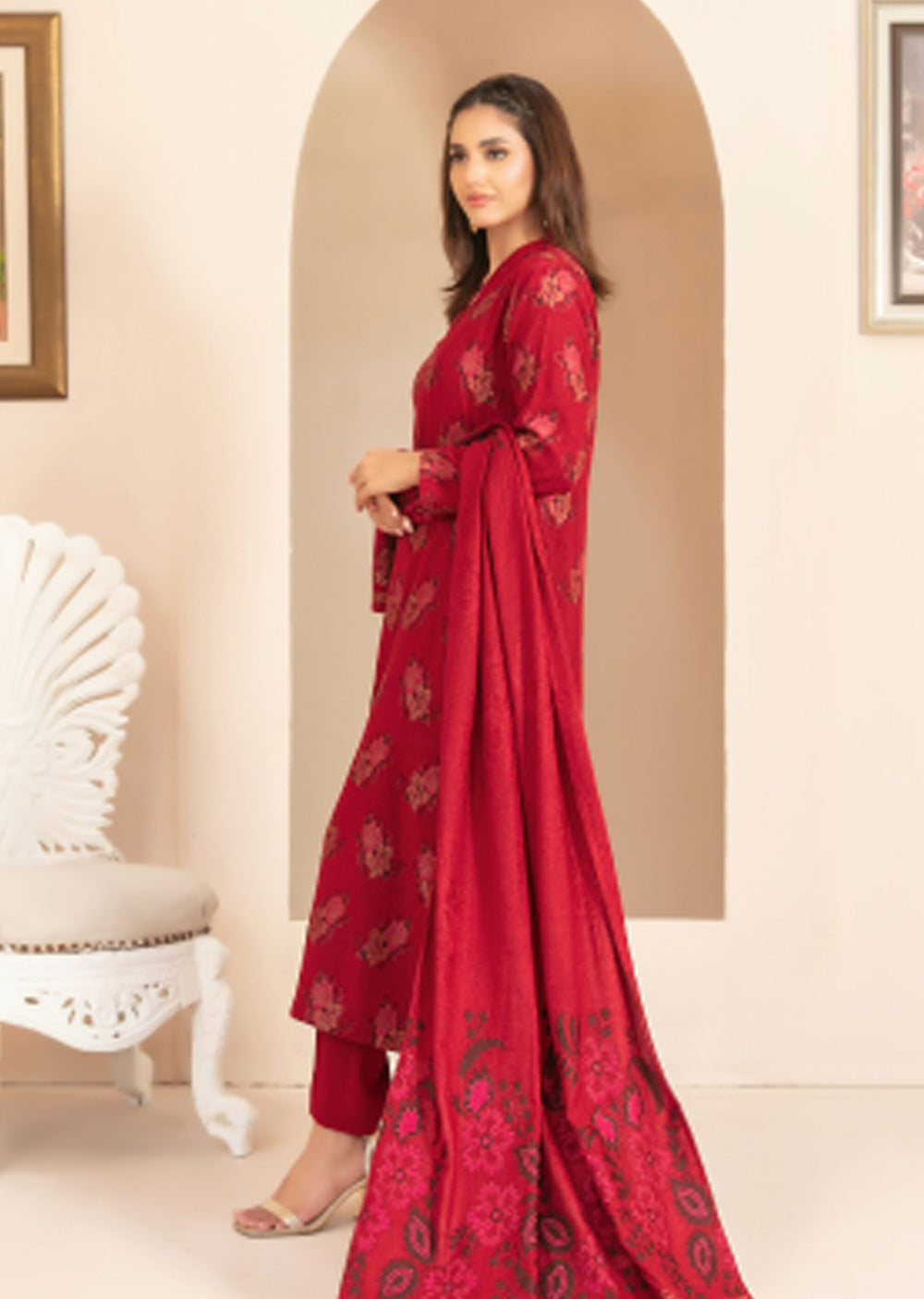 TWD-4703 - Lehr Tawakkal UNStitched Suit - Memsaab Online