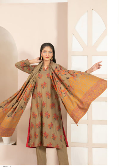 TWD-4706 - Lehr Tawakkal UNStitched Suit - Memsaab Online
