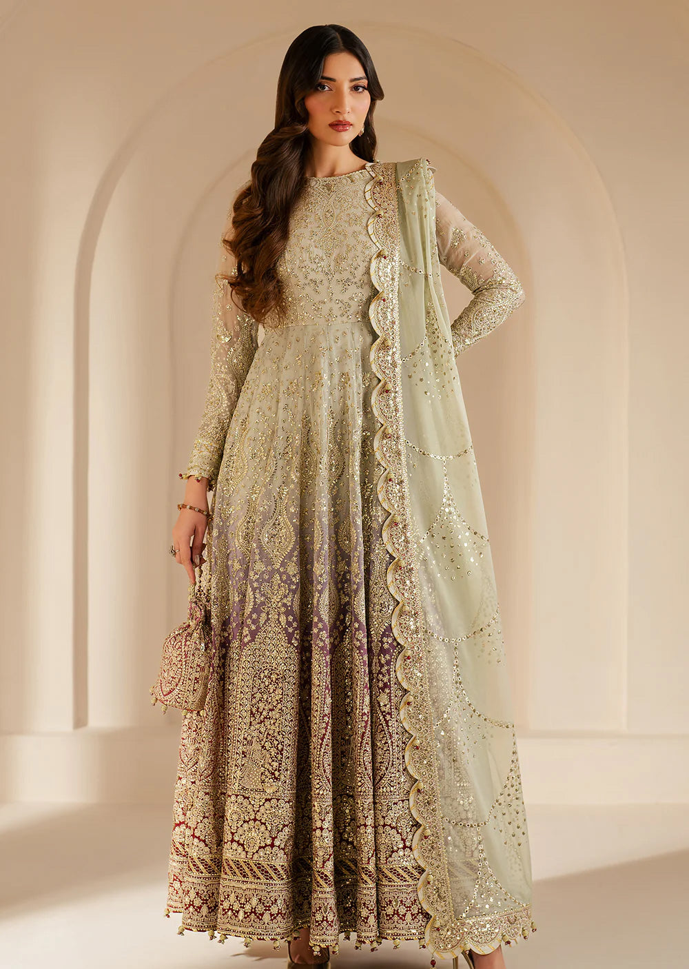 JZTS-01 - Unstitched - Wedding Formals Collection by Jazmin 2025 - Memsaab Online