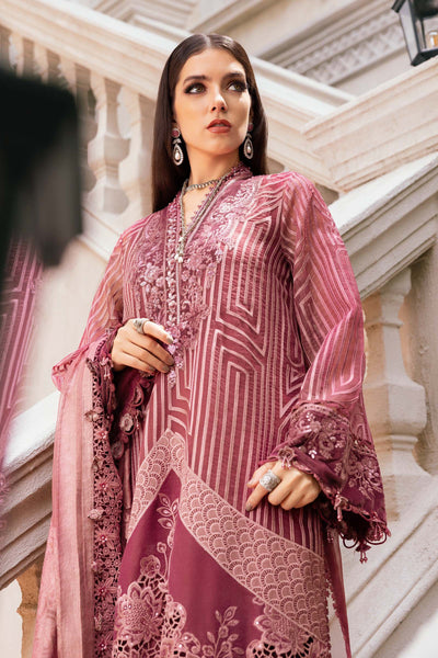 WL-1304- Maria b Embroidered Organza Suit 2025 - Memsaab Online