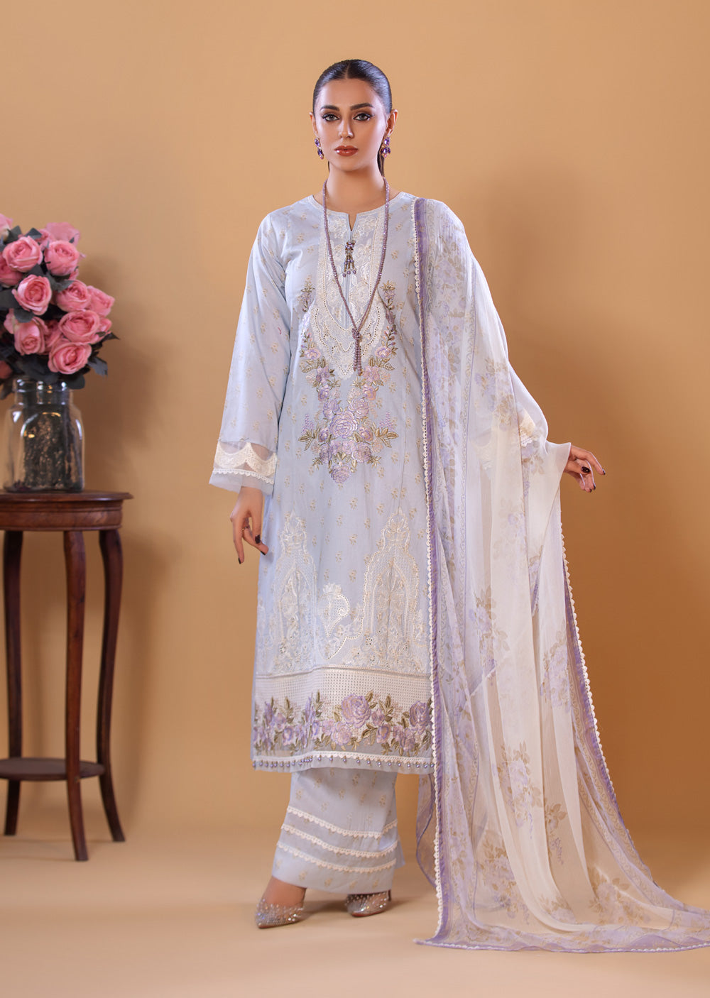 HSS-286 - Readymade Heeras Suit - Memsaab Online