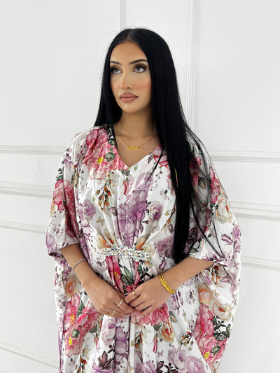 RBY-125-Readymade - Silk Kaftan 2025 - Memsaab Online