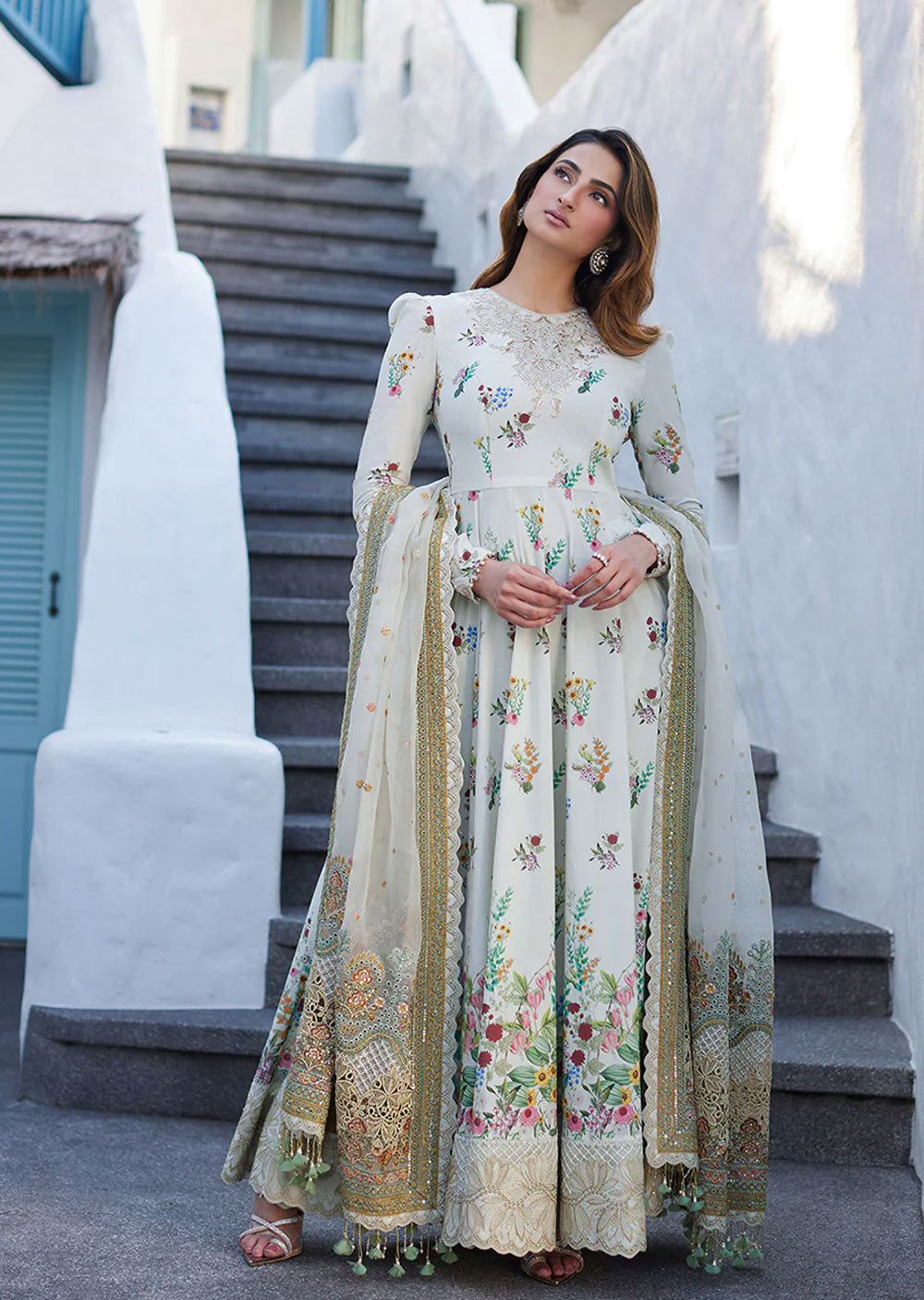 LIL-01 - Avelina - Unstitched - Liliana Luxury Lawn Collection 2024 - Memsaab Online
