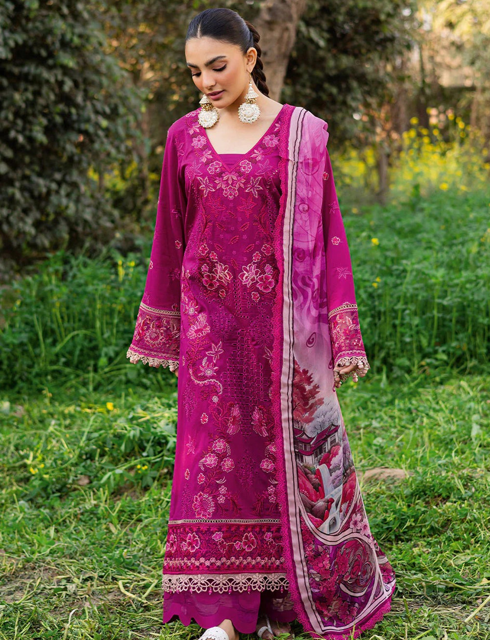 Y-913 - Ready Made - Riwayat by Ramsha Luxury Lawn Vol 12 - Memsaab Online