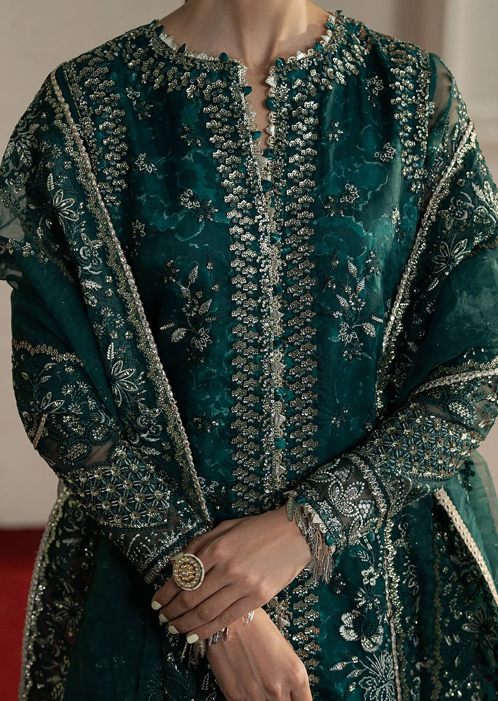 AZW-25-V1-08 Nazrana Unstitched Collection by AYZEL 2025 - Memsaab Online