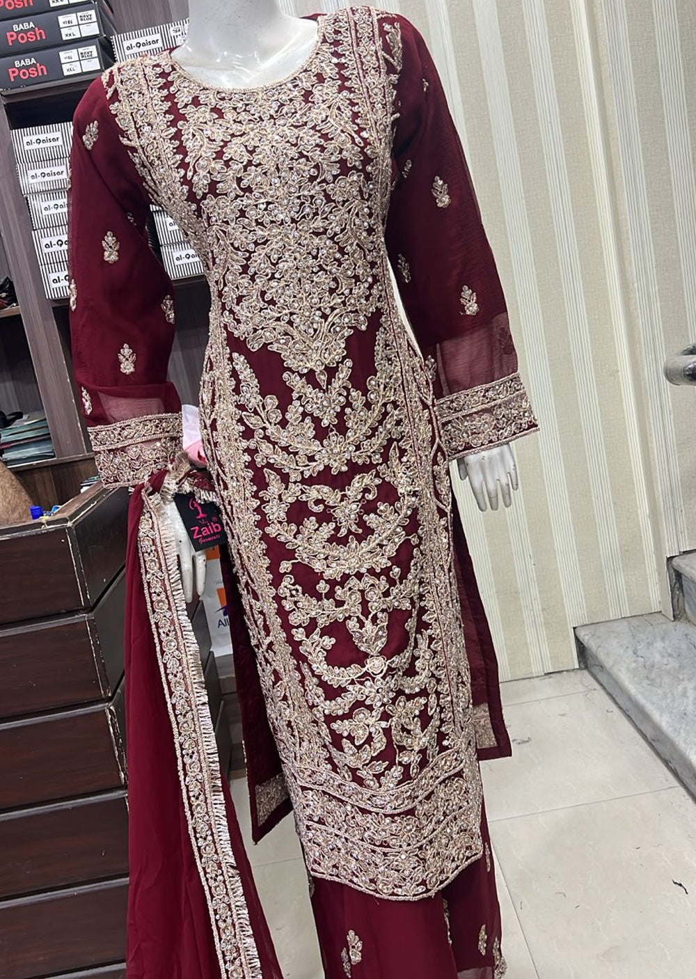Shaz1844 - Readymade - Chiffon - Mummy n Me Outfit - Memsaab Online