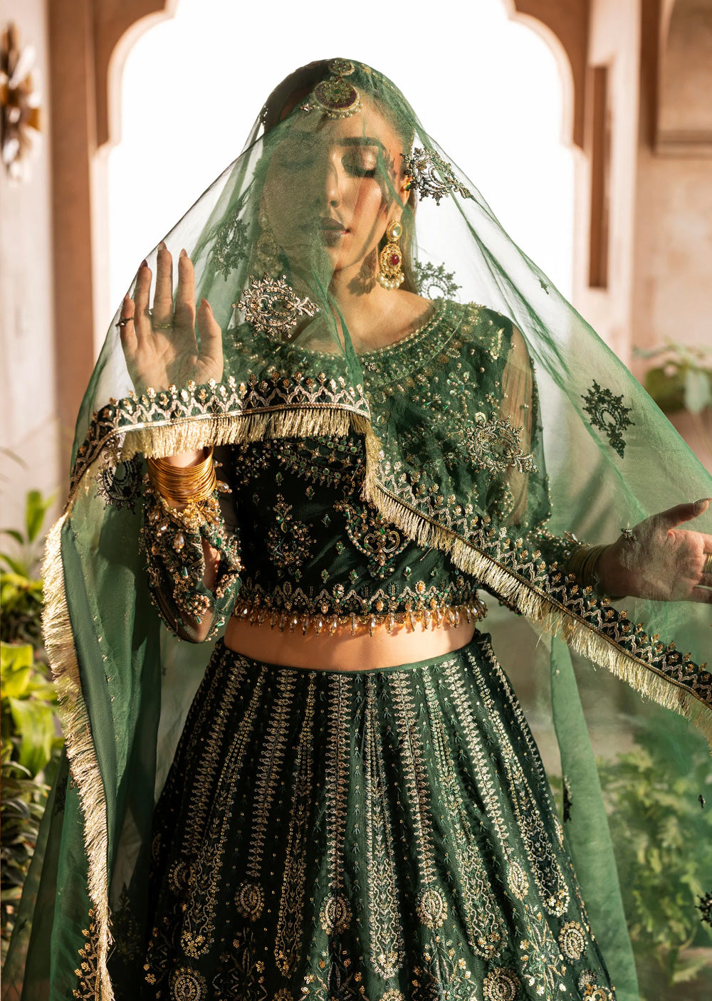AYN-03 EMERALD MAXI Readymade Collection by AYLIN 2025 - Memsaab Online