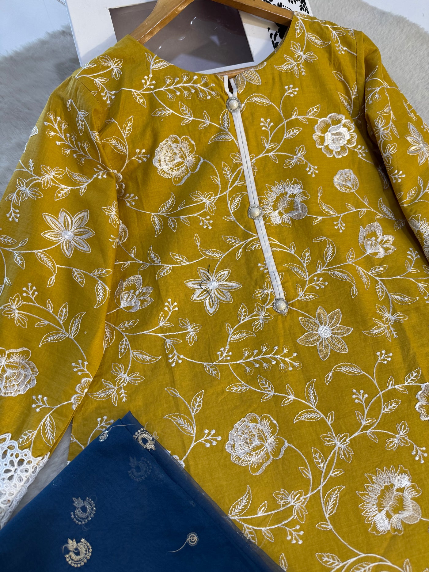 HSS-67 Readymade Cotton Suit - Memsaab Online