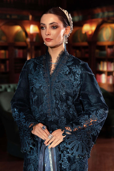 WL-1310- Maria b Embroidered Velvet Suit 2025 - Memsaab Online