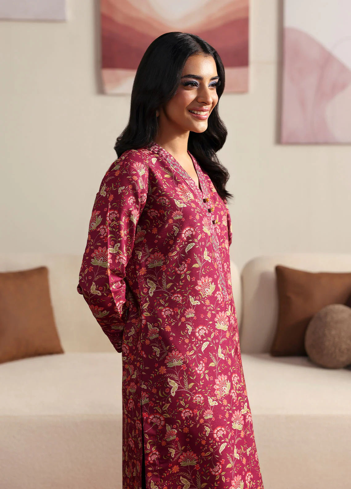 PL-11-CERISE-Readymade Gulaal Collection 2025 - Memsaab Online
