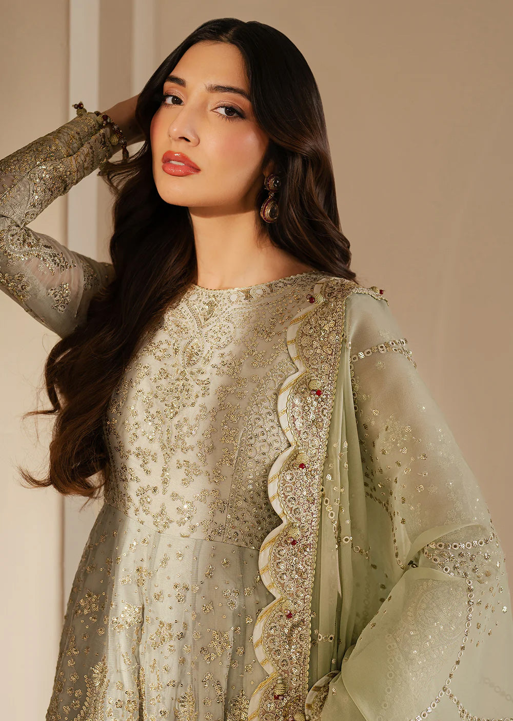 JZTS-01 - Unstitched - Wedding Formals Collection by Jazmin 2025 - Memsaab Online