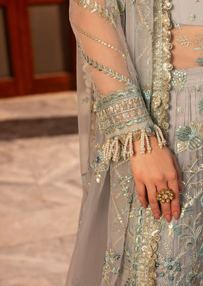 AYN-02 AQUA FORMAL DRESS Readymade Collection by AYLIN 2025 - Memsaab Online