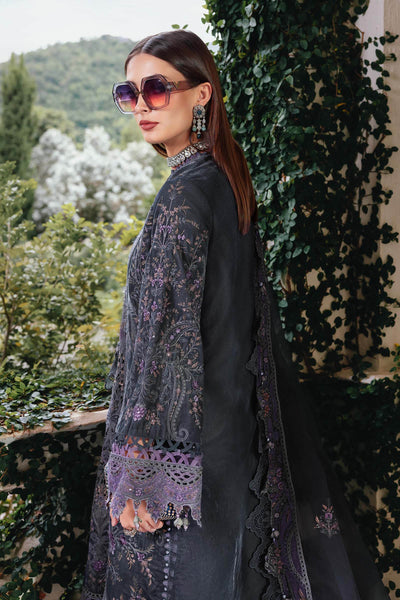 WL-1305- Maria b Embroidered Velvet Suit 2025 - Memsaab Online