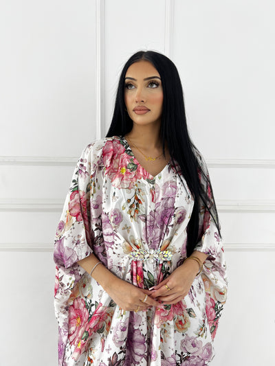 RBY-125-Readymade - Silk Kaftan 2025 - Memsaab Online