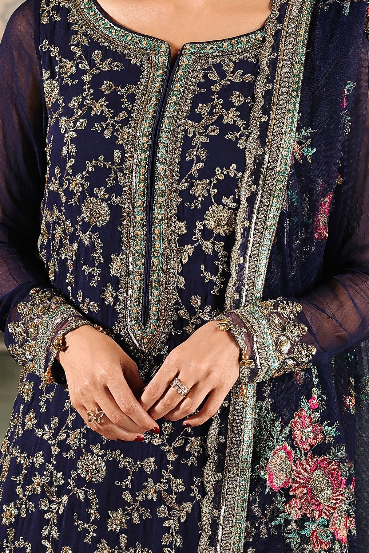DJW5-01- 4-PC Charizma Unstitched Luxury Collection 2025 - Memsaab Online