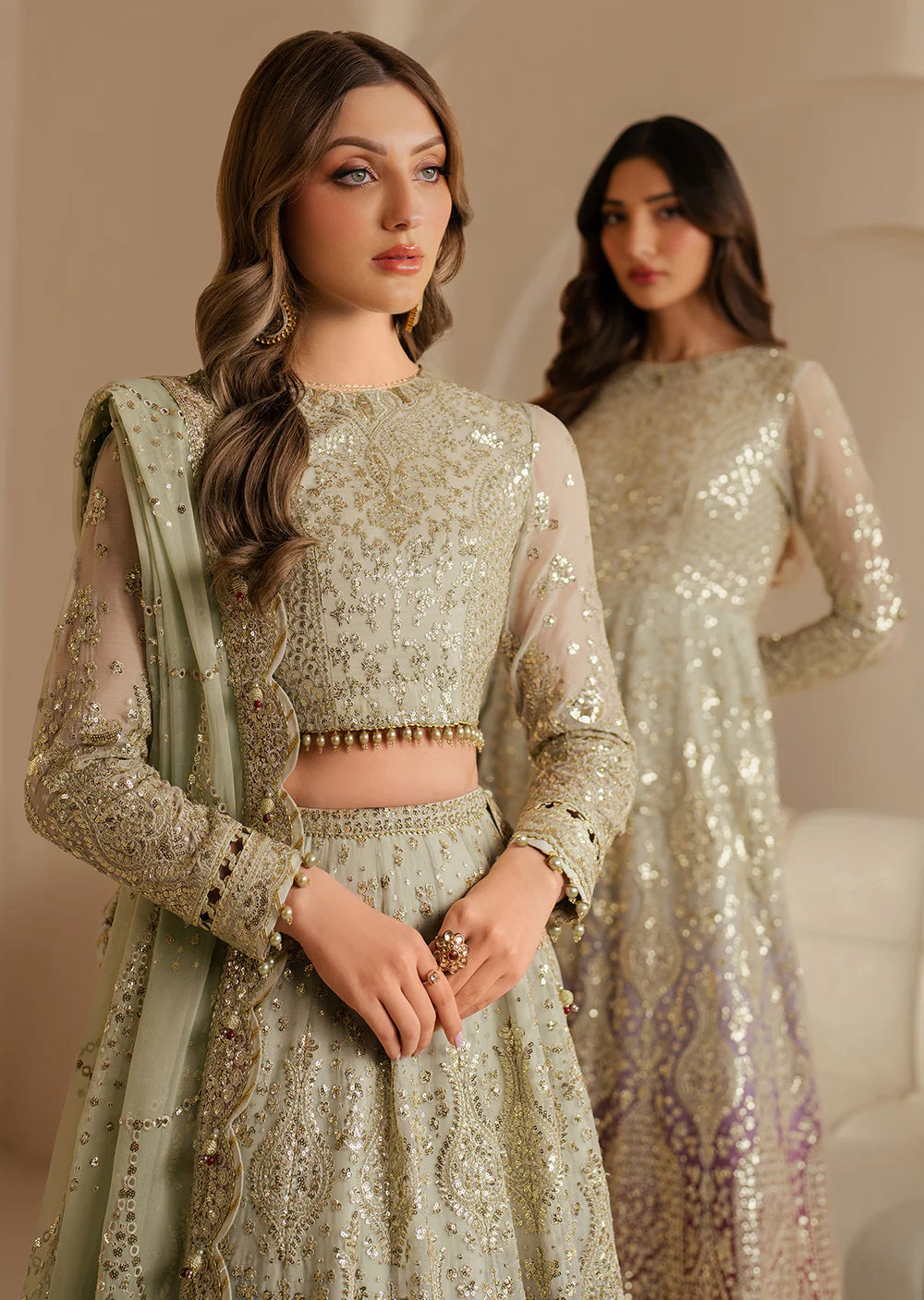 JZTS-01 - Unstitched - Wedding Formals Collection by Jazmin 2025 - Memsaab Online