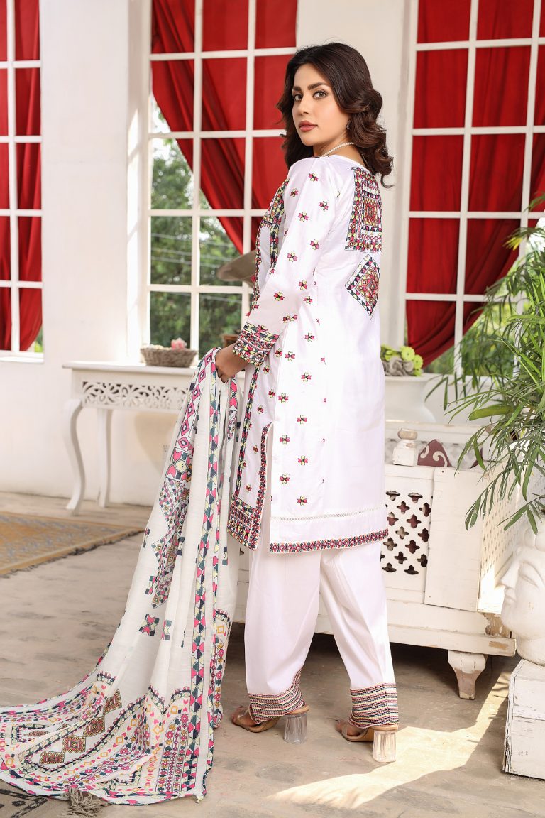 HK321 - Readymade Cotton Outfit 2025 - Memsaab Online