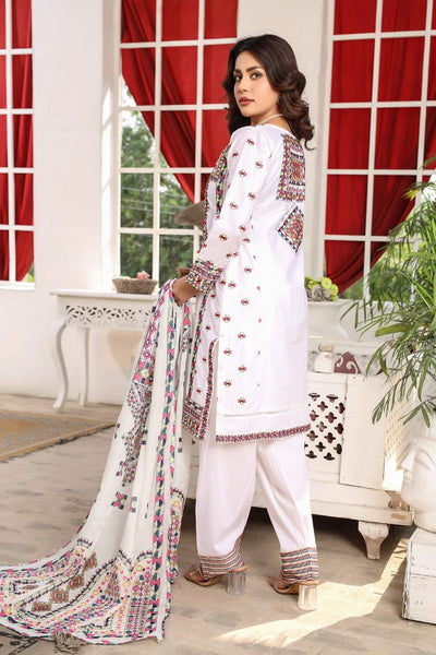 HK321 - Readymade Cotton Outfit 2025 - Memsaab Online