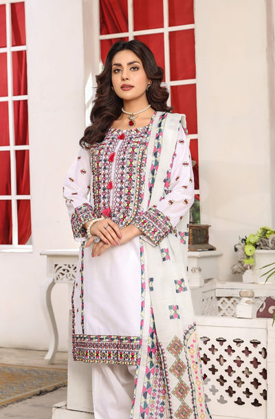 HK321 - Readymade Cotton Outfit 2025 - Memsaab Online