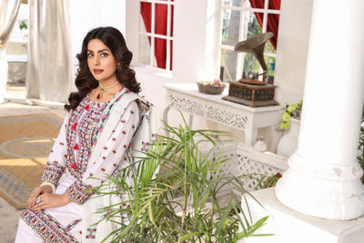 HK321 - Readymade Cotton Outfit 2025 - Memsaab Online