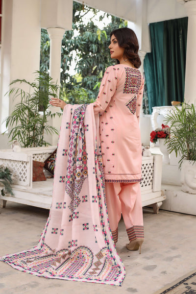 HK321 - Readymade Cotton Outfit 2025 - Memsaab Online