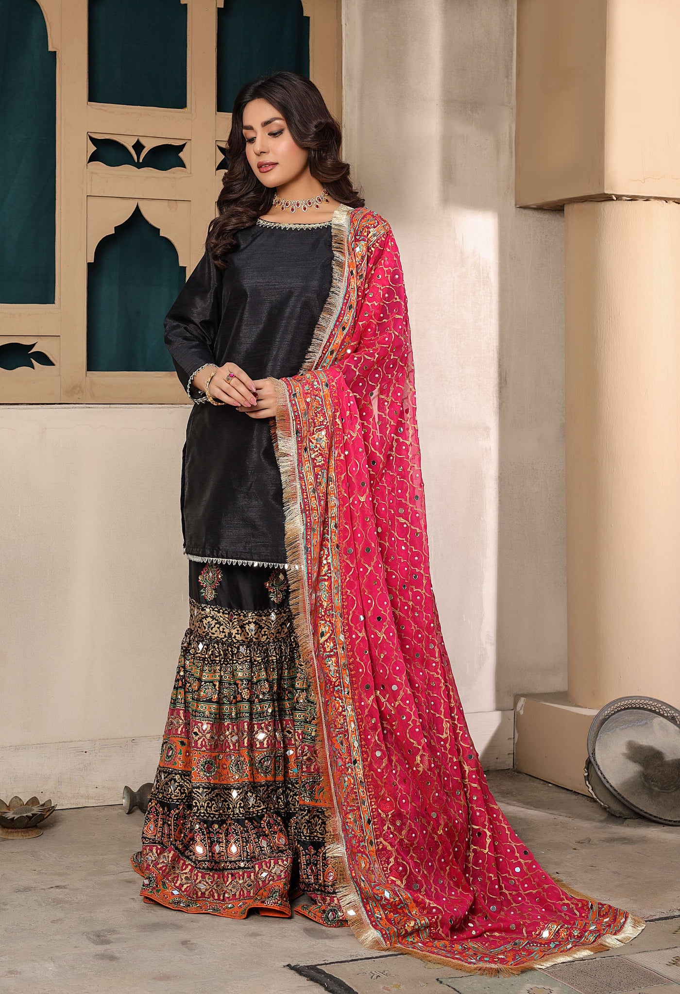 SRB9961 - SABA - Sehrish.B Designer Mendhi Suit - Memsaab Online