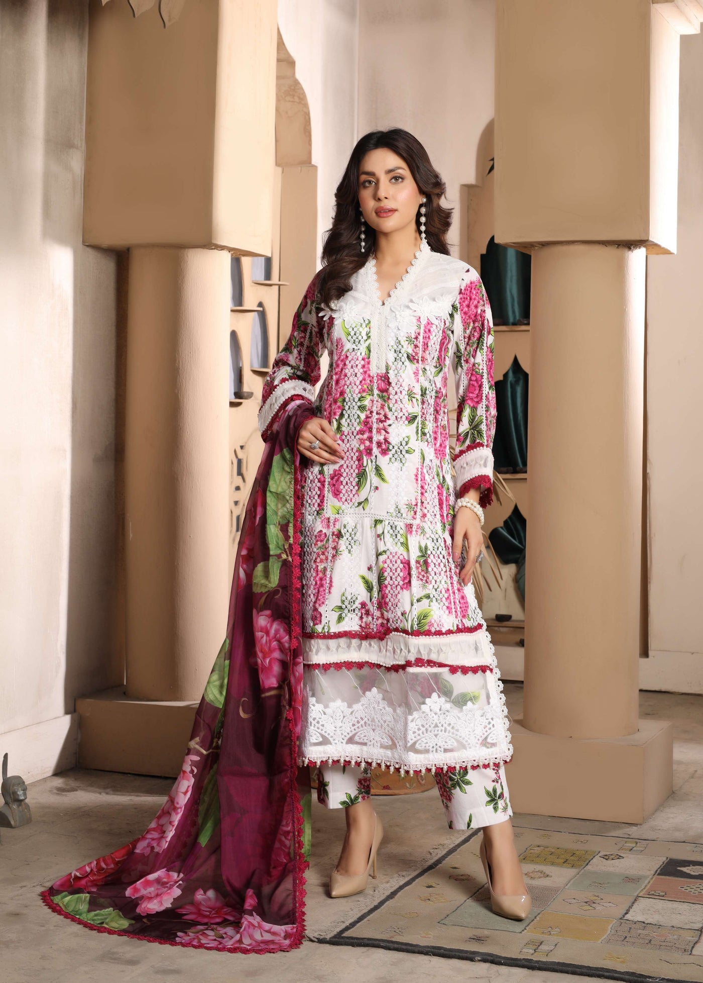 AL-899 Readymade Allys Formal Outfit) - Memsaab Online
