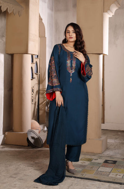 HK319 - Readymade Lilen Outfit 2025 - Memsaab Online