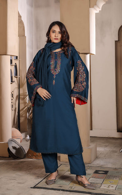 HK319 - Readymade Lilen Outfit 2025 - Memsaab Online