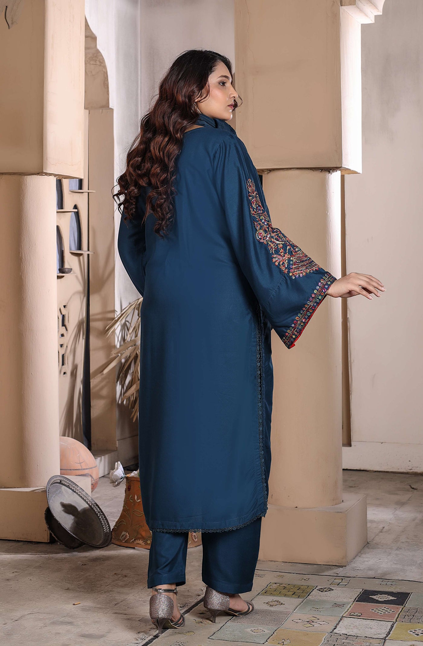 HK319 - Readymade Lilen Outfit 2025 - Memsaab Online