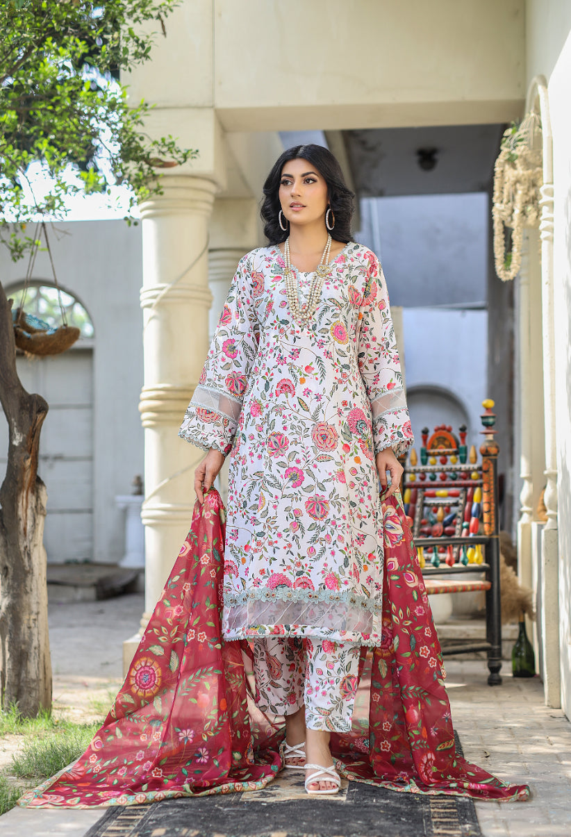 ATR-1907 - S.Prints - Cotton Silk - Memsaab Online
