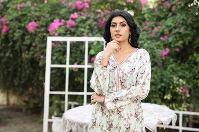 BUT-105 - Mint - S.Prints Printed Lawn Co-ords - Memsaab Online