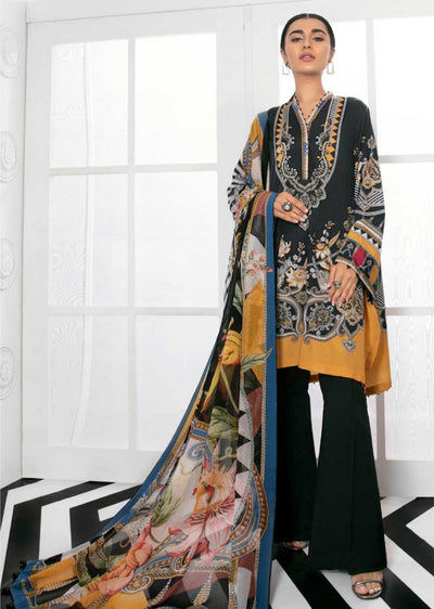 SPHR-01 - Unstitched - Sapphire Inspired Linen Collection 2023 - Memsaab Online