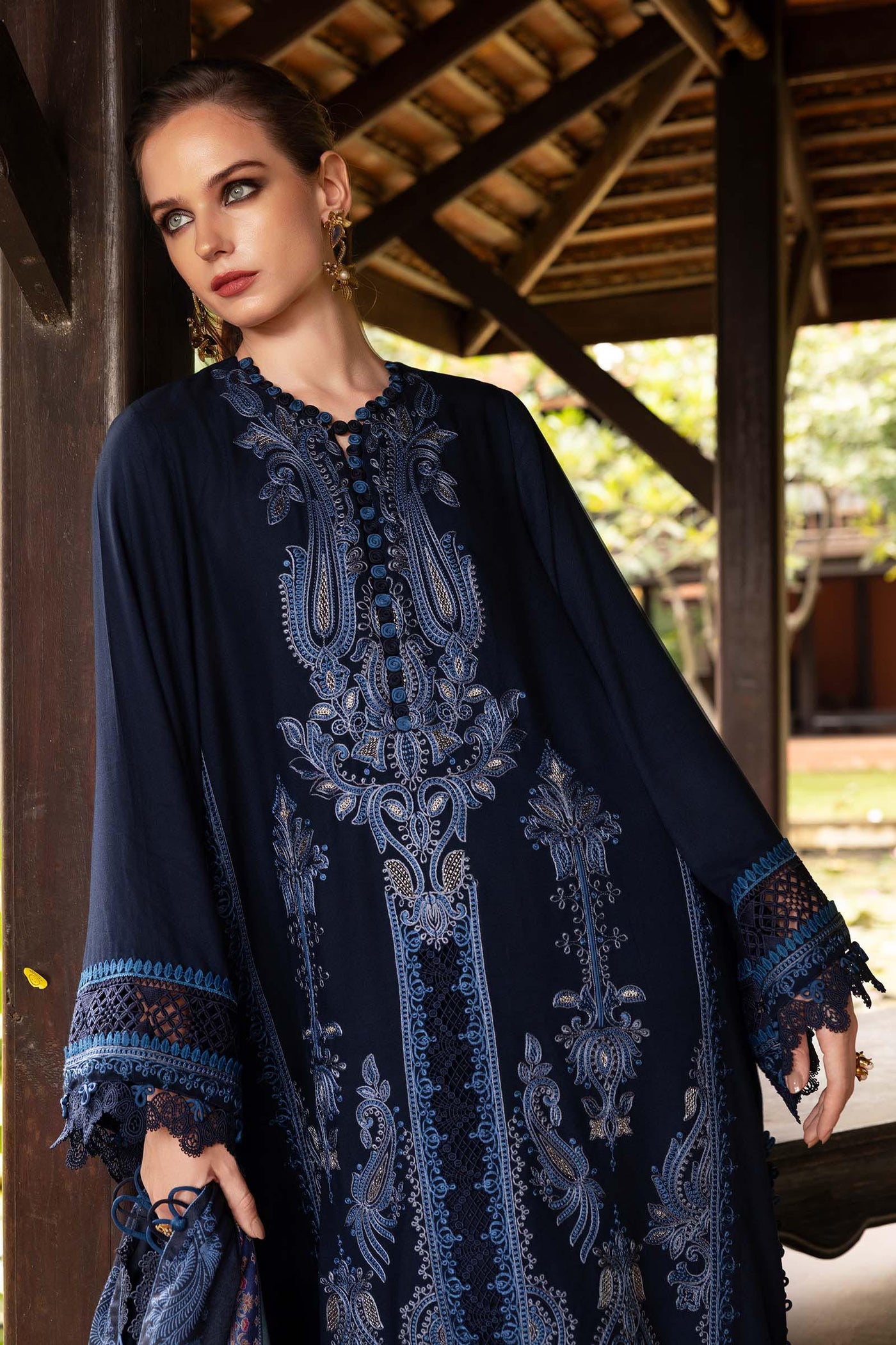 MPT-2803-B Unstitched - Maria B MPRINTS Collection 2025 - Memsaab Online