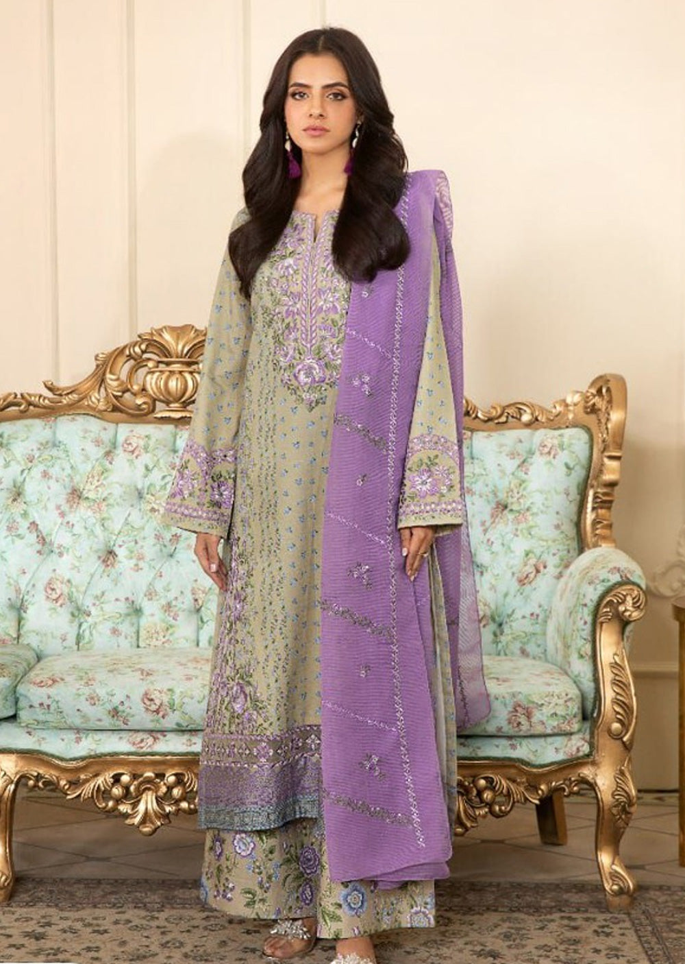 HSS-360- Readymade Heeras Suit - Memsaab Online