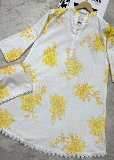 RBY-102 - RABIYA - Cotton 2 Piecce Co-ord Farshi - Memsaab Online
