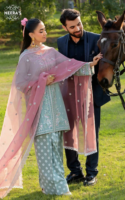 HSS-328 - Readymade Heeras Suit - Memsaab Online