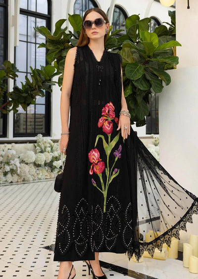 maria b black dresses Collection | Luxury and Designer Clothing Classic 90's Slip Dress cat_Sale_Item Round Neckline With Lace Size:3XL-4XL