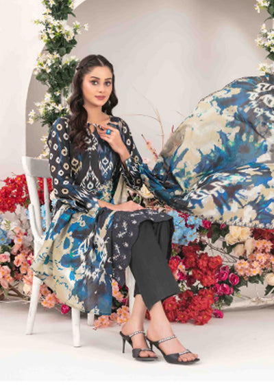 TWD-1394 Readymade Haliyah Tawakkal Lawn Suit 2025 - Memsaab Online