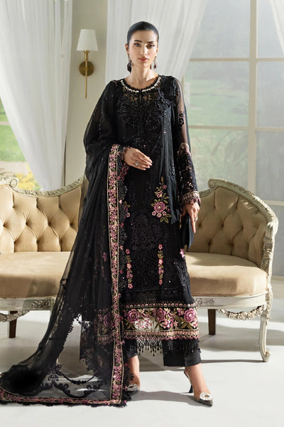 MPC-25-104-Unstitched Embroidered Chiffon Suit Maria B 2025 - Memsaab Online