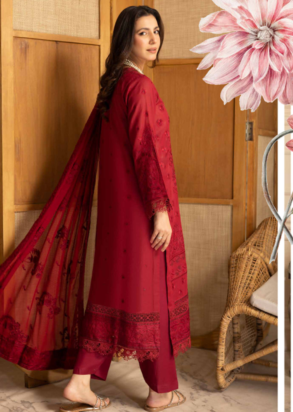 JH-012-Readymade - Pinks Collection by Johra 2024 - Memsaab Online