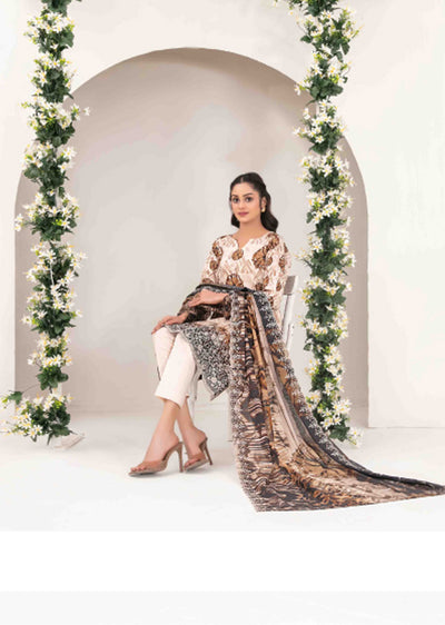 TWD-1392 Readymade Haliyah Tawakkal Lawn Suit 2025 - Memsaab Online