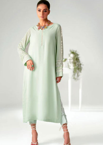 MS-24210 - AQUAN GREEN - Readymade - Pret Eid Collection 2024 - Memsaab Online