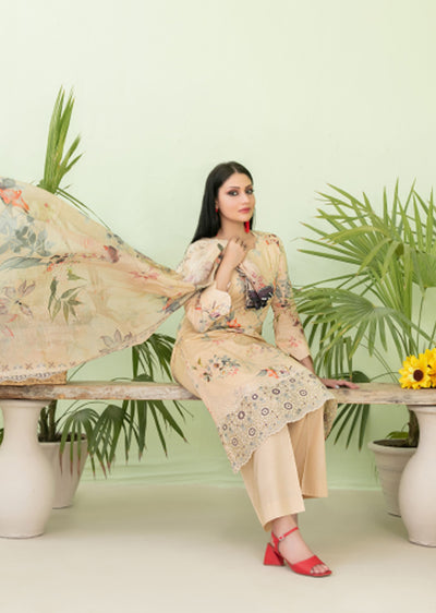 TWD-1716-Readymade Erva Tawakkal Lawn Suit - Memsaab Online